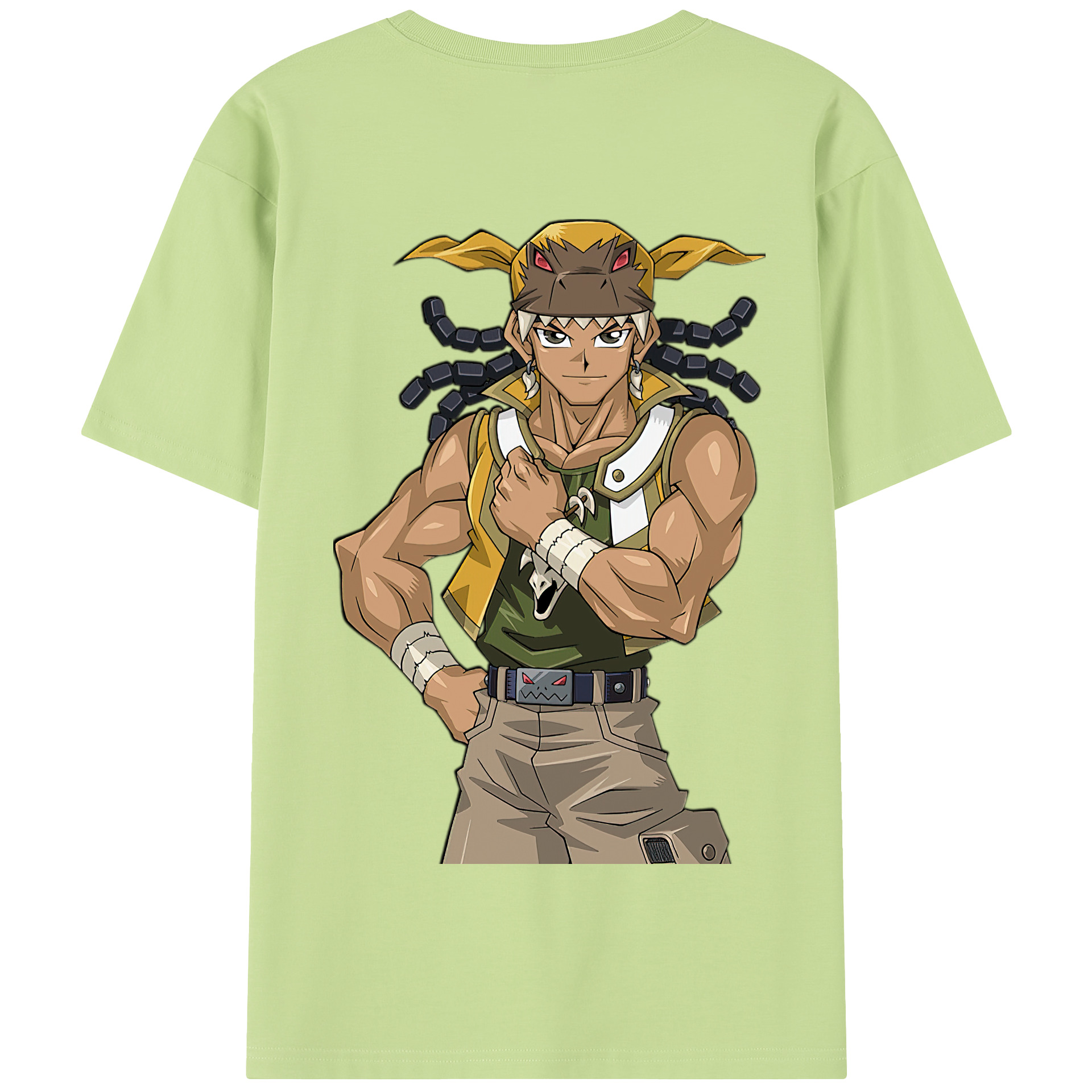 （画像用） 遊☆戯☆王 Yu-Gi-Oh! 綿100％半袖Tシャツ（背面プリント）